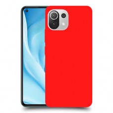 כיסוי בצבע  - אדום לדגם : Xiaomi Mi 11 Lite 5G - מותג : סקרין מובייל