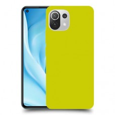 כיסוי בצבע  - צהוב לדגם : Xiaomi Mi 11 Lite 5G - מותג : סקרין מובייל
