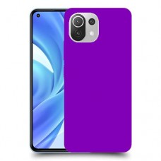 כיסוי בצבע  - סגול לדגם : Xiaomi Mi 11 Lite - מותג : סקרין מובייל