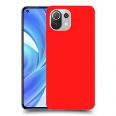 כיסוי בצבע  - אדום לדגם : Xiaomi Mi 11 Lite - מותג : סקרין מובייל