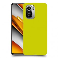 כיסוי בצבע  - צהוב לדגם : Xiaomi Poco F3 - מותג : סקרין מובייל