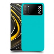 כיסוי בצבע  - טורכיז לדגם : Xiaomi Poco M3 - מותג : סקרין מובייל