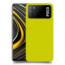 כיסוי בצבע  - צהוב לדגם : Xiaomi Poco M3 - מותג : סקרין מובייל