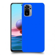 כיסוי בצבע  - כחול לדגם : Xiaomi Redmi Note 10 - מותג : סקרין מובייל