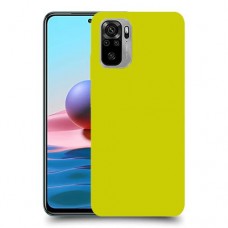 כיסוי בצבע  - צהוב לדגם : Xiaomi Redmi Note 10 - מותג : סקרין מובייל