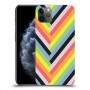 פסים קשת כיסוי מגן קשיח מעוצב ל Apple iPhone 11 Pro Max יחידה אחת סקרין מובייל