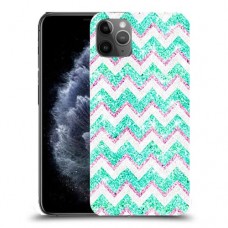 גיאומטריה טורקיז כיסוי מגן קשיח מעוצב ל Apple iPhone 11 Pro Max יחידה אחת סקרין מובייל