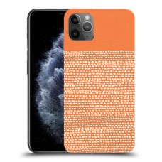 נקודות לבנות בכתום כיסוי מגן קשיח מעוצב ל Apple iPhone 11 Pro Max יחידה אחת סקרין מובייל