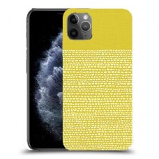 נקודות לבנות בצהוב כיסוי מגן קשיח מעוצב ל Apple iPhone 11 Pro Max יחידה אחת סקרין מובייל