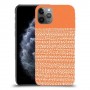 נקודות לבנות בכתום כיסוי מגן קשיח מעוצב ל Apple iPhone 11 Pro יחידה אחת סקרין מובייל