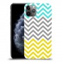שורות צהובות-ירוקות כיסוי מגן קשיח מעוצב ל Apple iPhone 11 Pro יחידה אחת סקרין מובייל
