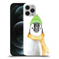 פינגווין בקור כיסוי מגן קשיח מעוצב ל Apple iPhone 12 Pro Max יחידה אחת סקרין מובייל