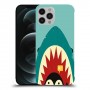 פינגווין בכריש כיסוי מגן קשיח מעוצב ל Apple iPhone 12 Pro Max יחידה אחת סקרין מובייל