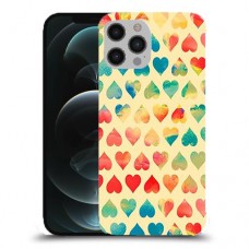 לבבות קשת כיסוי מגן קשיח מעוצב ל Apple iPhone 12 Pro Max יחידה אחת סקרין מובייל