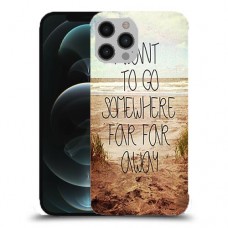 במקום רחוק רחוק כיסוי מגן קשיח מעוצב ל Apple iPhone 12 Pro Max יחידה אחת סקרין מובייל