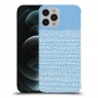 נקודות לבנות בכחול כיסוי מגן קשיח מעוצב ל Apple iPhone 12 Pro Max יחידה אחת סקרין מובייל
