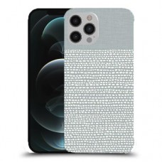 נקודות לבנות אפור כיסוי מגן קשיח מעוצב ל Apple iPhone 12 Pro Max יחידה אחת סקרין מובייל