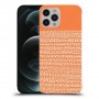 נקודות לבנות בכתום כיסוי מגן קשיח מעוצב ל Apple iPhone 12 Pro Max יחידה אחת סקרין מובייל