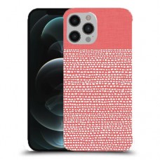 נקודות לבנות בורוד כיסוי מגן קשיח מעוצב ל Apple iPhone 12 Pro Max יחידה אחת סקרין מובייל