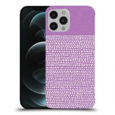 נקודות לבנות בסגול כיסוי מגן קשיח מעוצב ל Apple iPhone 12 Pro Max יחידה אחת סקרין מובייל