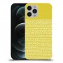 נקודות לבנות בצהוב כיסוי מגן קשיח מעוצב ל Apple iPhone 12 Pro Max יחידה אחת סקרין מובייל
