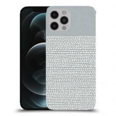 נקודות לבנות אפור כיסוי מגן קשיח מעוצב ל Apple iPhone 12 Pro יחידה אחת סקרין מובייל