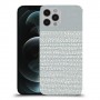 נקודות לבנות אפור כיסוי מגן קשיח מעוצב ל Apple iPhone 12 Pro יחידה אחת סקרין מובייל