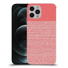 נקודות לבנות בורוד כיסוי מגן קשיח מעוצב ל Apple iPhone 12 Pro יחידה אחת סקרין מובייל
