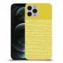 נקודות לבנות בצהוב כיסוי מגן קשיח מעוצב ל Apple iPhone 12 Pro יחידה אחת סקרין מובייל