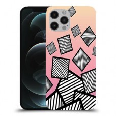 זאברה ריבועים כיסוי מגן קשיח מעוצב ל Apple iPhone 12 Pro יחידה אחת סקרין מובייל