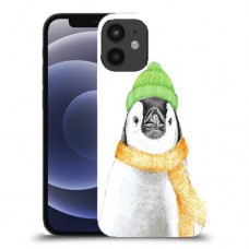 פינגווין בקור כיסוי מגן קשיח מעוצב ל Apple iPhone 12 mini יחידה אחת סקרין מובייל