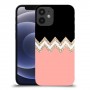 ורוד-לבן-לבן כיסוי מגן קשיח מעוצב ל Apple iPhone 12 mini יחידה אחת סקרין מובייל