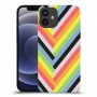 פסים קשת כיסוי מגן קשיח מעוצב ל Apple iPhone 12 mini יחידה אחת סקרין מובייל