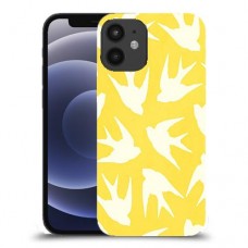 צהוב ציפור החיים כיסוי מגן קשיח מעוצב ל Apple iPhone 12 mini יחידה אחת סקרין מובייל