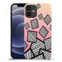 זאברה ריבועים כיסוי מגן קשיח מעוצב ל Apple iPhone 12 mini יחידה אחת סקרין מובייל