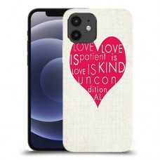 אהבה היא אדיבה כיסוי מגן קשיח מעוצב ל Apple iPhone 12 יחידה אחת סקרין מובייל