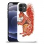 סקוור עשיר כיסוי מגן קשיח מעוצב ל Apple iPhone 12 יחידה אחת סקרין מובייל