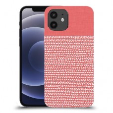 נקודות לבנות בורוד כיסוי מגן קשיח מעוצב ל Apple iPhone 12 יחידה אחת סקרין מובייל