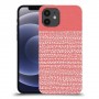 נקודות לבנות בורוד כיסוי מגן קשיח מעוצב ל Apple iPhone 12 יחידה אחת סקרין מובייל