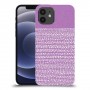 נקודות לבנות בסגול כיסוי מגן קשיח מעוצב ל Apple iPhone 12 יחידה אחת סקרין מובייל