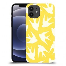 צהוב ציפור החיים כיסוי מגן קשיח מעוצב ל Apple iPhone 12 יחידה אחת סקרין מובייל