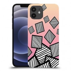 זאברה ריבועים כיסוי מגן קשיח מעוצב ל Apple iPhone 12 יחידה אחת סקרין מובייל