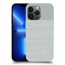 נקודות לבנות אפור כיסוי מגן קשיח מעוצב ל Apple iPhone 13 Pro Max יחידה אחת סקרין מובייל