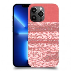 נקודות לבנות בורוד כיסוי מגן קשיח מעוצב ל Apple iPhone 13 Pro Max יחידה אחת סקרין מובייל