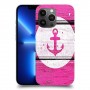 עוגן ורוד מעץ כיסוי מגן קשיח מעוצב ל Apple iPhone 13 Pro Max יחידה אחת סקרין מובייל
