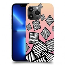 זאברה ריבועים כיסוי מגן קשיח מעוצב ל Apple iPhone 13 Pro Max יחידה אחת סקרין מובייל