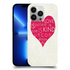 אהבה היא אדיבה כיסוי מגן קשיח מעוצב ל Apple iPhone 13 Pro יחידה אחת סקרין מובייל