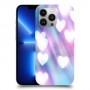 לבבות מעורפלים בכחול כיסוי מגן קשיח מעוצב ל Apple iPhone 13 Pro יחידה אחת סקרין מובייל
