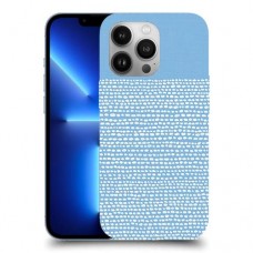 נקודות לבנות בכחול כיסוי מגן קשיח מעוצב ל Apple iPhone 13 Pro יחידה אחת סקרין מובייל