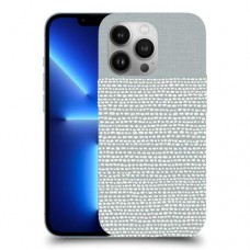 נקודות לבנות אפור כיסוי מגן קשיח מעוצב ל Apple iPhone 13 Pro יחידה אחת סקרין מובייל